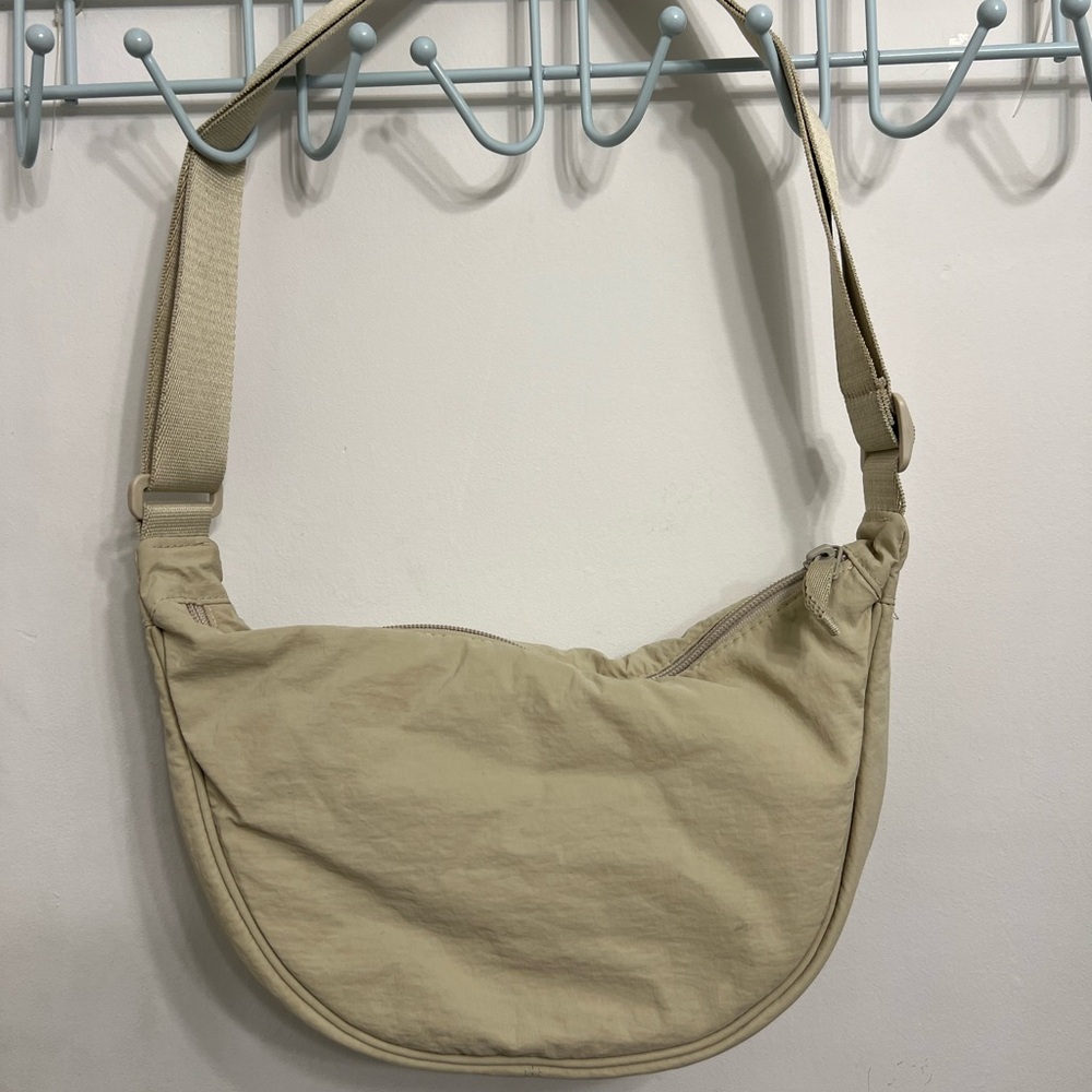 Uniqlo Round Mini Shoulder Bag - Natural
